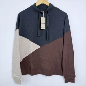 Pact Organic Cotton Colorblock Pullover Sweatshirt Damen Größe L weich bequem Neu mit Etikett - Bild 1 von 8