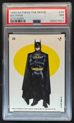 1989 Topps Batman Stickers #28 PSA 7 - Image 1 of 2