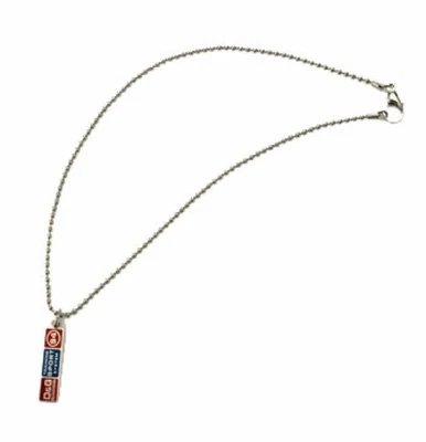 OFFERTA DOLCE & GABBANA Collana Logo Barra Piastra Ciondolo Catena Sfera Arge... - Immagine 1 di 4