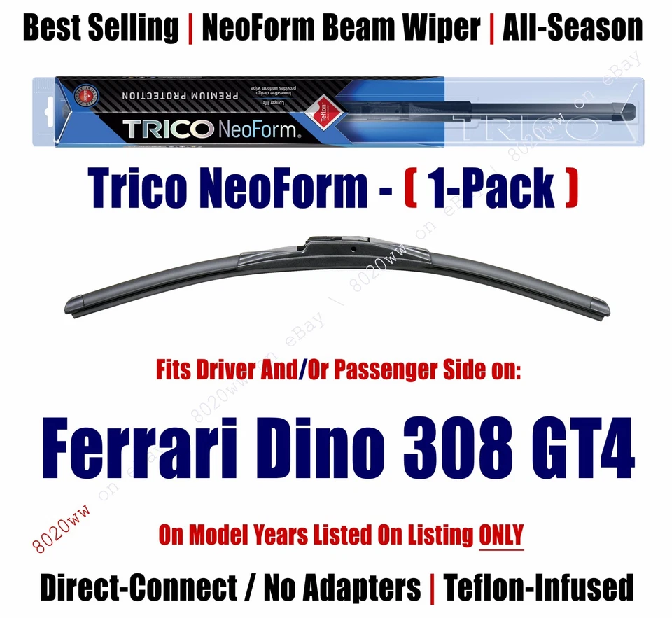 Limpiaparabrisas Super Premium NeoForm (cantidad 1) para Ferrari Dino 308 GT4 1973-1979 - 16180 Foto 1 de 1