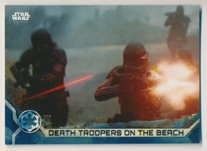 #81 DEATH TROOPERS ON BEACH 2017 Topps Star Wars Rogue One Serie 2 BLUE SQUADRON - Bild 1 von 2