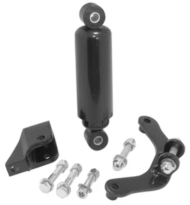 Black Front Shock Kit For Harley Antique Springer Fork 35345 - Foto 1 di 2