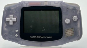Game Boy Advance Console AGB-001 Glacier Handheld- Wrong Cover-TESTED & WORKS - Picture 1 of 8