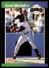 1989 Donruss Baseball Card Kevin Mitchell San Francisco Giants #485
