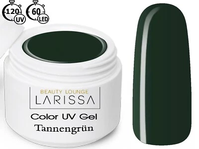 Color LED UV Gel 5 ml Farbgel French Modellage Nail Art Nagel Farbe  Tannengrün  - Bild 1 von 4