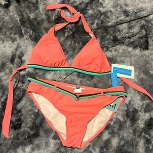 Nwt Large Pink Coral Bikini Set - Picture 1 of 9
