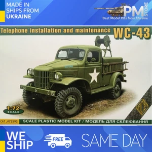 ACE 72593 1/72 WC-43 (T-215) Tele.Maintenance 1/2 Tonnen LKW Plastik Modellbausatz - Bild 1 von 6
