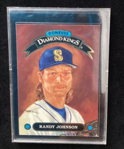 1992 Donruss Diamond Kings Randy Johnson Seattle Mariners #DK-22 - Picture 1 of 2