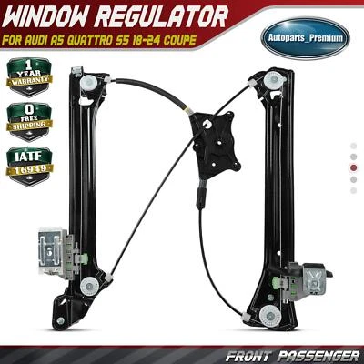 Front Passenger Side Power Window Regulator for Audi A5 Quattro S5 18-24 Coupe - Image 1 of 4