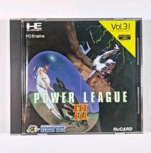 Power League 3 III Baseball PC Engine Japan CIB TurboGrafx 16 HuCard Game - Picture 1 of 5