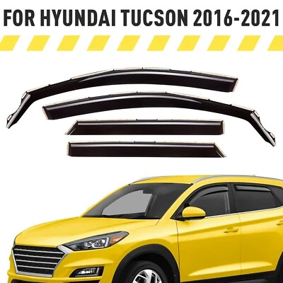 Rain Guards Vent Visors Shade for 2016-2021 Hyundai Tucson - Image 1 of 4