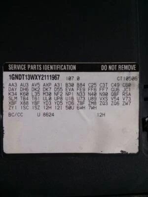 Cinturón de seguridad delantero 60/40 asiento conductor hebilla se adapta a 99-03 S10/S15/SONOMA 1968966 Foto 1 de 4