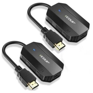 Wireless HDMI Transmitter and Receiver , Wireless HDMI Extender Kit, Plug Black - Picture 1 of 7