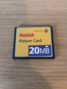 Kodak Picture Card Compact Flash 20MB CF Type-I Memory Card for Digital Cameras - Picture 1 of 2
