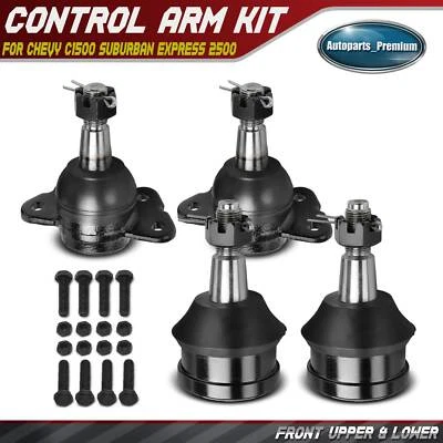 4x Kit de rótula delantera superior e inferior para Chevrolet C2500 Express 2500 GMC C2500 Foto 1 de 4