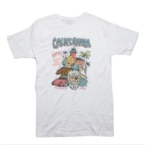 O'Neill Party Wave Surfers California Tee, White, size XXL - Picture 1 of 2