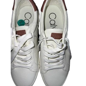 Calvin Klein Uper Hombre Hecho Blanco Talla 7.5 - Uni Sexo Informal Con Cordones - Imagen 1 de 2