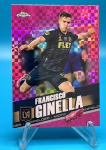 2022 Topps Chrome MLS Pink X-Fractor Francisco Ginella #12 refractor LAFC casi nuevo-como nuevo - Imagen 1 de 2