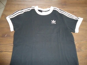 T-shirt adidas schwarz weiß S 34/36 164 - Bild 1 von 3