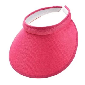 UV Protection Sun Cover Wide Hat Breathable Women Clip On Visor Cap Large Ladies - Picture 1 of 23