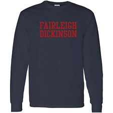 Fairleigh Dickinson Knights/Devils Basic Block Long Sleeve T-Shirt - Navy