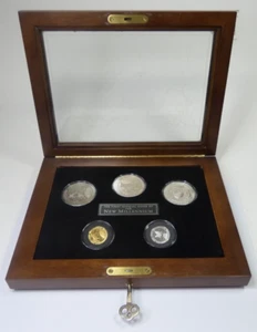 2000 Kiribati Coins of the New Millennium Proof Set Silver Gold Platinum w/ COA - Picture 1 of 16