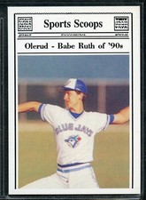 1990 Sports Scoops Limited Edition - #NNO - John Olerud - Toronto Blue Jays
