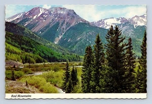 Red Mountains Colorado Postcard B3655 Unposted - Picture 1 of 2