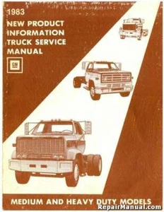 1983 GMC Medium Heavy Duty Truck New Product Information Service Manual - Picture 1 of 1