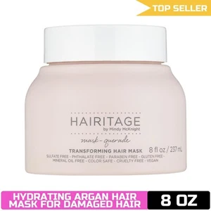 Hairitage Mask-Querade Moisturizing Argan Oil Hair Mask with Shea Butter, Aloe & - Picture 1 of 6