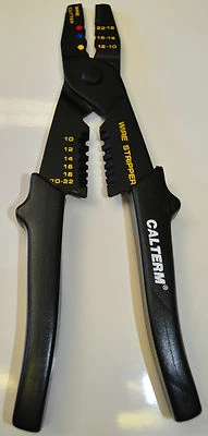 CRIMPADORA DE CABLES, CORTADORA DE EXTREMO DE NARIZ LARGA, PELADORA 8-1/2" ALICATE CAL 66217 Foto 1 de 4