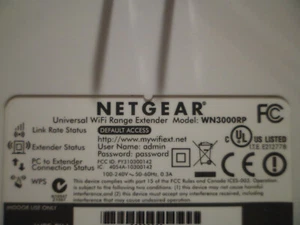 Netgear Universal WiFi Range Extender Model WN3000RP - Picture 1 of 2