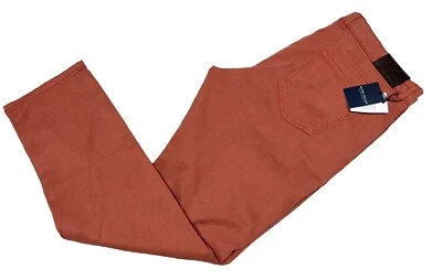 Calça masculina Peter Millar 38 x 32 coleção Wayfarer 5 bolsos vermelha chino - Imagem 1 de 4