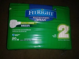Medline Extended Wear Overnight Incontinence Stretch Briefs - Picture 1 of 1