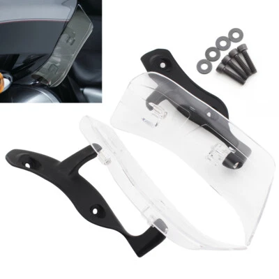 Deflector de aire de viento lateral carenado superior ajustable para Harley Road Glide 2015-2023 Foto 1 de 4