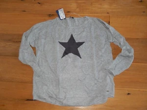 TOM TAILOR PULLOVER GRAU MIT STERN GR. XXL NEU - Bild 1 von 9