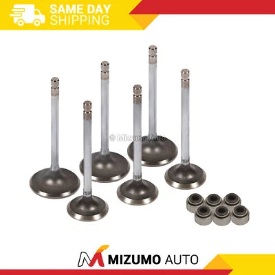 Válvulas de escape de admisión con sellos aptos para Chevrolet Geo Metro Pontiac Firefly G10 89-00 Foto 1 de 4