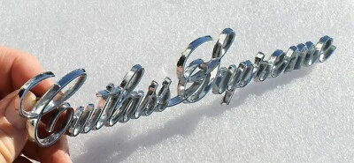 NOS! 73 74 1975 1976 1977 Oldsmobile Cutlass Supreme TRUNK Emblem OEM GM  - Image 1 of 4