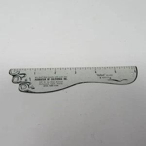 MAYCO "Halfoot" Ruler FOOT SHAPED Novelty Promo Permafilm of California Vtg - Picture 1 of 6