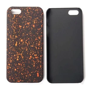 Etui na telefon komórkowy Ochrona Case Bumper Etui do Apple iPhone 5 5s SE 3D Gwiazdy Pomarańczowe - Zdjęcie 1 z 2