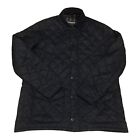 Barbour Size XL Charcoal Grey Canterbury Quilted  Jacket Mens Classic Tartan