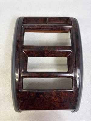 Jeep Cherokee XJ 97-01 tablero centro radio bisel moldura OEM ágata/grano madera Foto 1 de 4