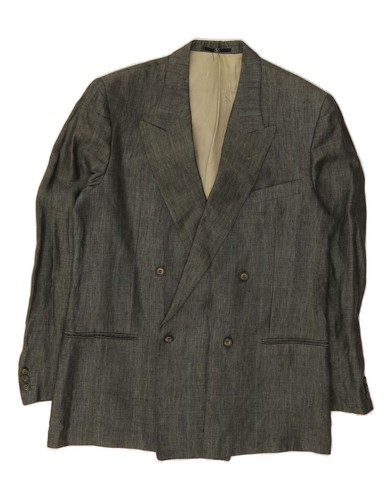 Giacca blazer doppiopetto uomo VALENTINO UK 38 grigio medio AB10