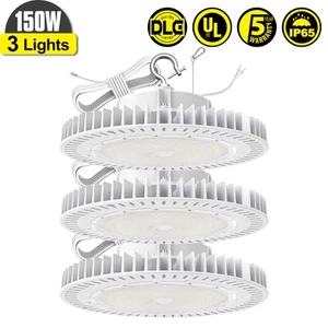 3PACK 150W LED UFO High Bay Light Commercial Warehouse Shop Lights 21000lm 5000k - Picture 1 of 12