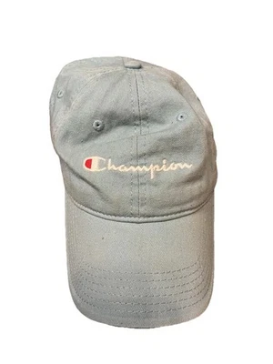 Кепка регулируемая с ремешком Champion папина кепка светло-голубая - Изображение 1 из 3