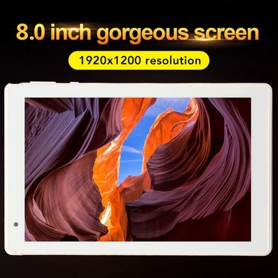 8 Inch Tablet 8 Inch IPS 1920x1200 Octa Core CPU 4GB RAM 64GB ROM 8800mAh - Image 1 of 4