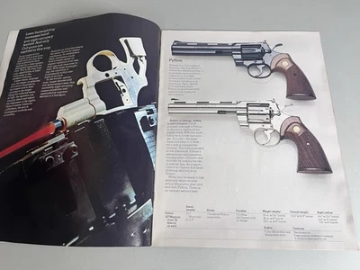 Colt Firearms Catalog,  Vintage 1975 Python. Sporter,  Combat Commander - Image 1 of 4