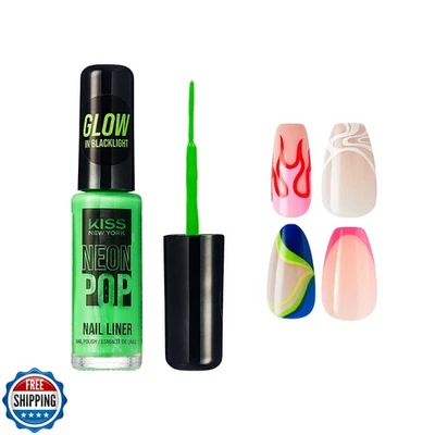 KISS NEW YORK Nail Art Liner, Fast-Drying, Slow Drip, Low Odor, F - Image 1 of 4