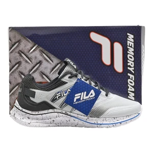 Zapatillas deportivas FILA Panorama de espuma viscoelástica gris sintético para hombre Reino Unido 9 - Imagen 1 de 6
