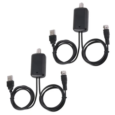 2pcs Professional HDTV Antenna Amplifier Signal Booster TV High Gain Indoor - Image 1 of 4